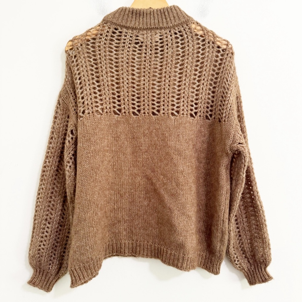 Sita Murt Mock Merck Crochet Sweater - Picture 2 of 10